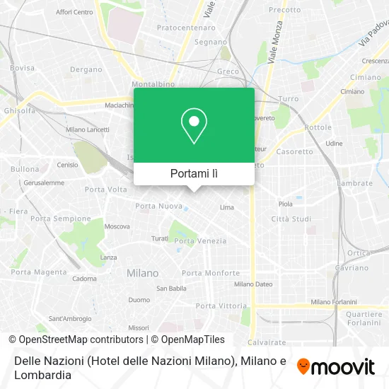 Mappa Delle Nazioni (Hotel delle Nazioni Milano)