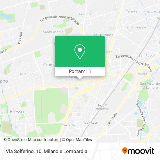 Mappa Via Solferino, 10