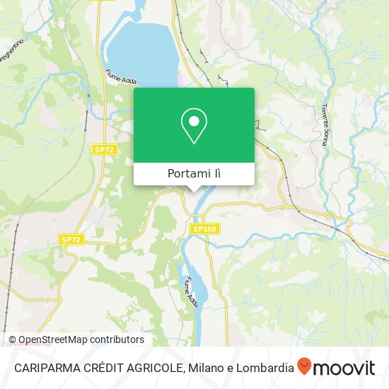 Mappa CARIPARMA CRÉDIT AGRICOLE