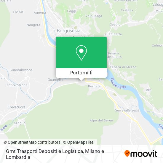 Mappa Gmt Trasporti Depositi e Logistica