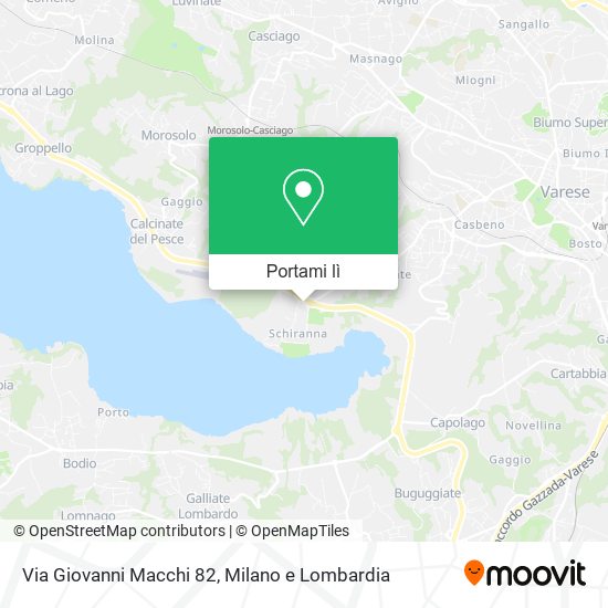 Mappa Via Giovanni Macchi 82