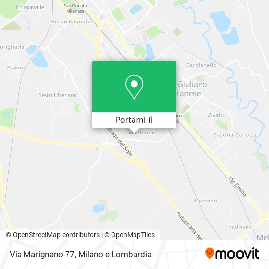 Mappa Via Marignano 77