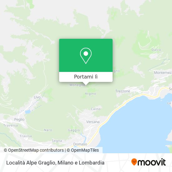 Mappa Località Alpe Graglio