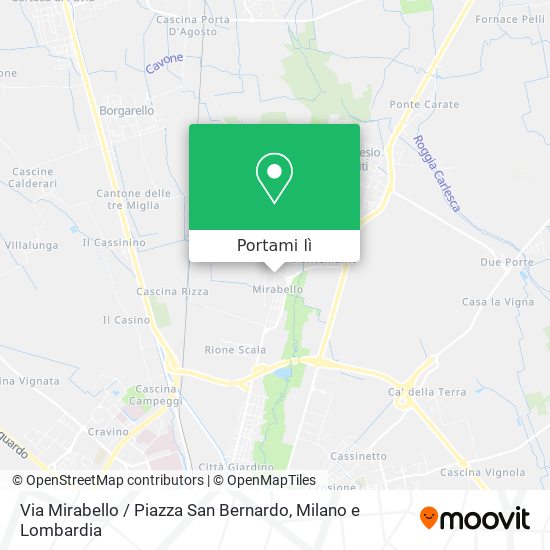 Mappa Via Mirabello / Piazza San Bernardo