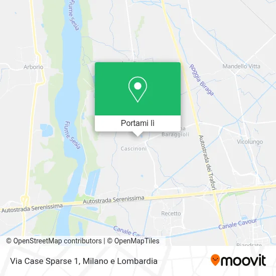 Mappa Via Case Sparse 1