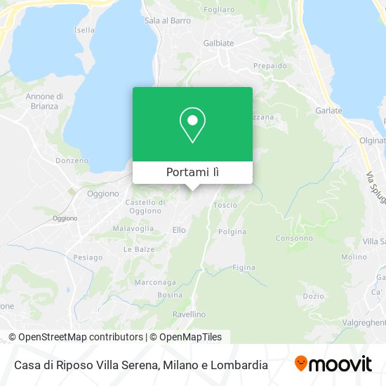 Mappa Casa di Riposo Villa Serena