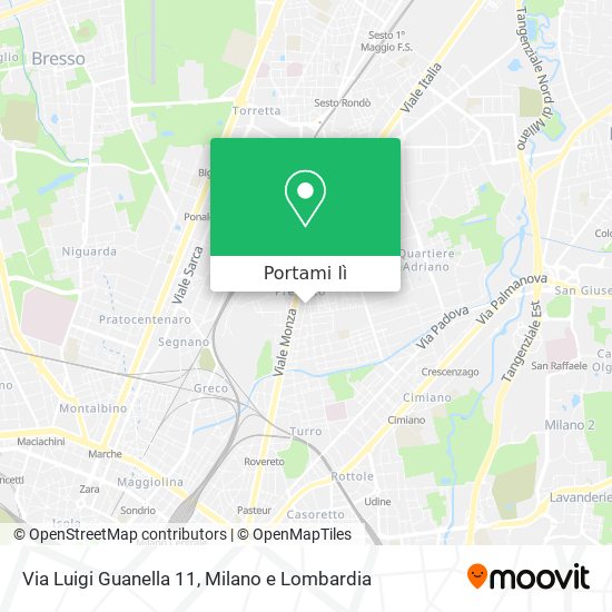 Mappa Via Luigi Guanella  11