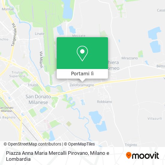 Mappa Piazza Anna Maria Mercalli Pirovano