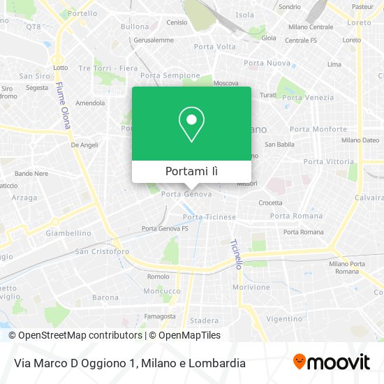 Mappa Via Marco D Oggiono  1