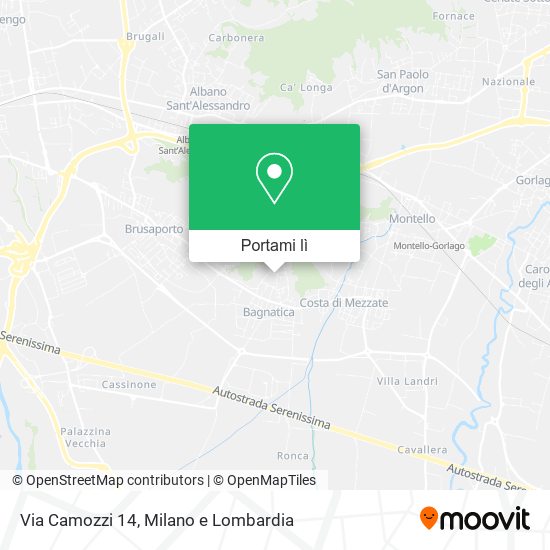 Mappa Via Camozzi 14