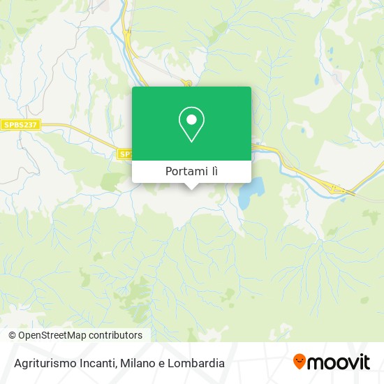 Mappa Agriturismo Incanti