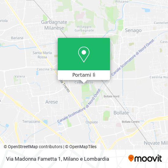 Mappa Via Madonna Fametta  1