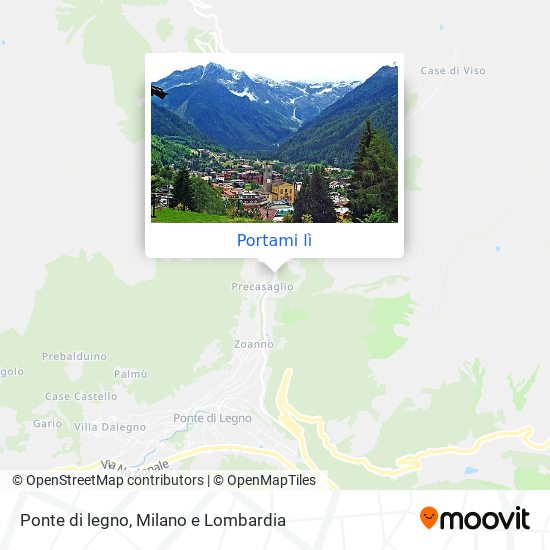 Mappa Ponte di legno