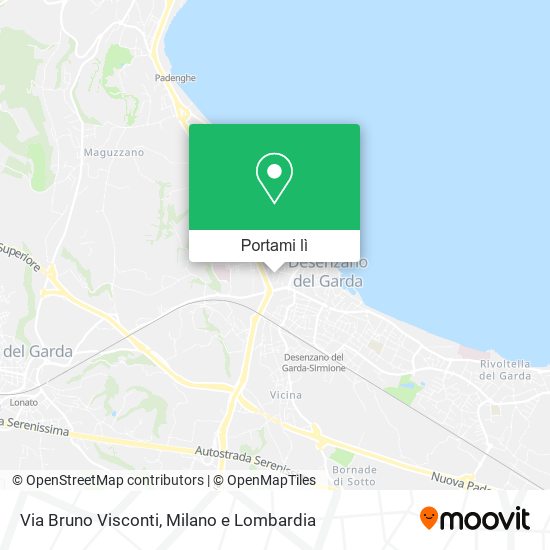 Mappa Via Bruno Visconti