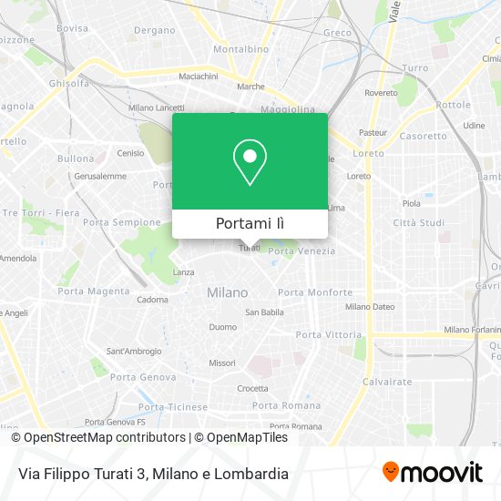 Mappa Via Filippo Turati  3