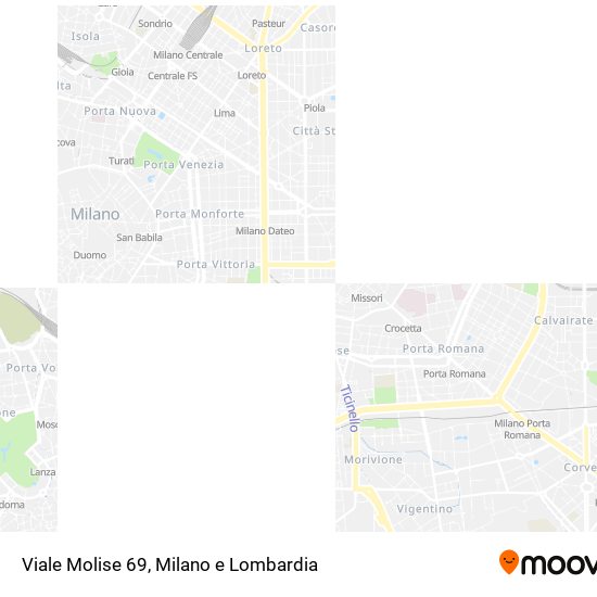 Mappa Viale Molise  69