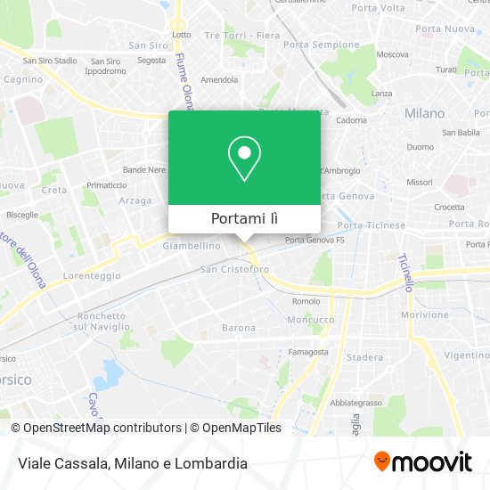 Mappa Viale Cassala