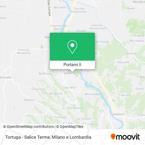Mappa Tortuga - Salice Terme