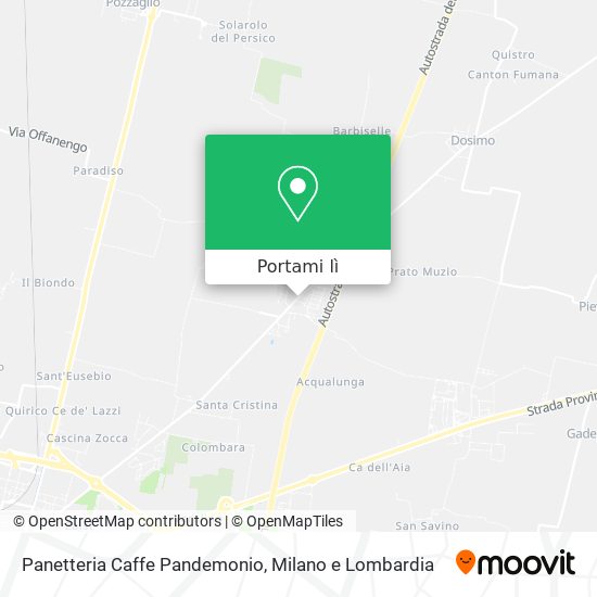 Mappa Panetteria Caffe Pandemonio