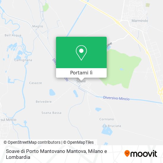 Mappa Soave di Porto Mantovano Mantova