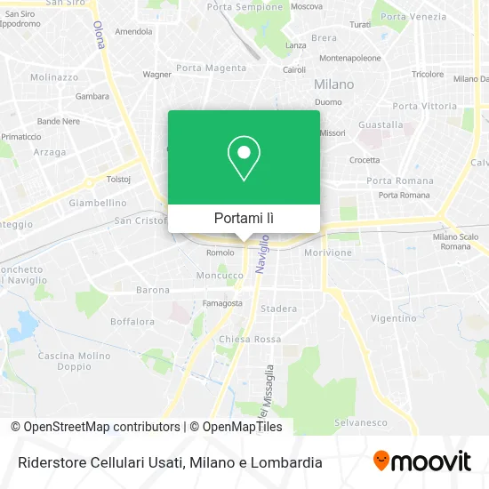 Mappa Riderstore Cellulari Usati