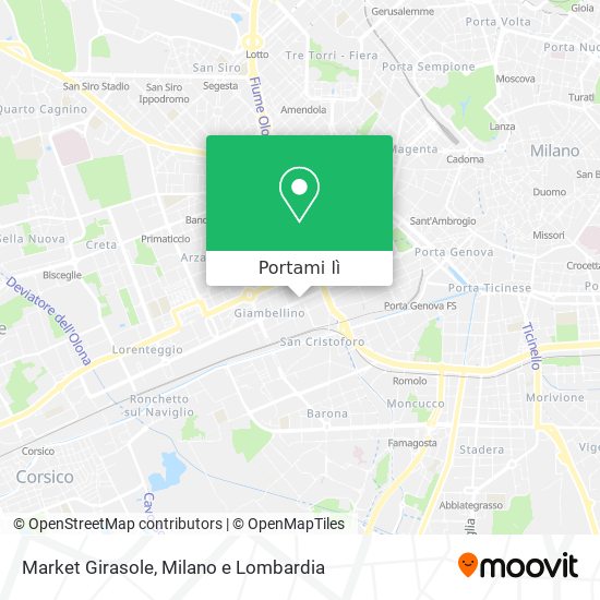 Mappa Market Girasole