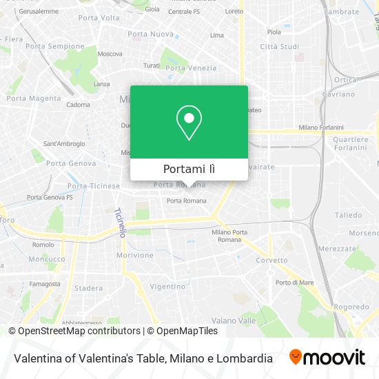 Mappa Valentina of Valentina's Table