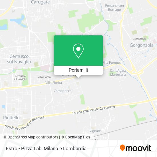 Mappa Estró - Pizza Lab