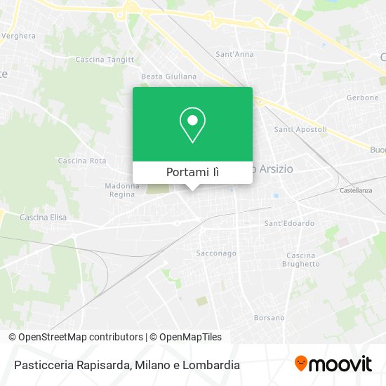 Mappa Pasticceria Rapisarda