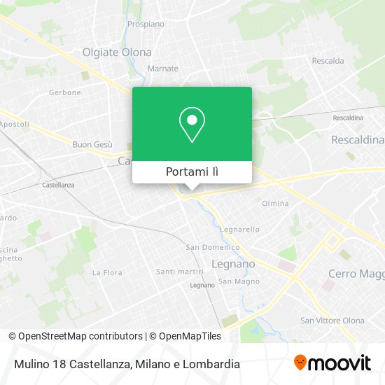 Mappa Mulino 18 Castellanza