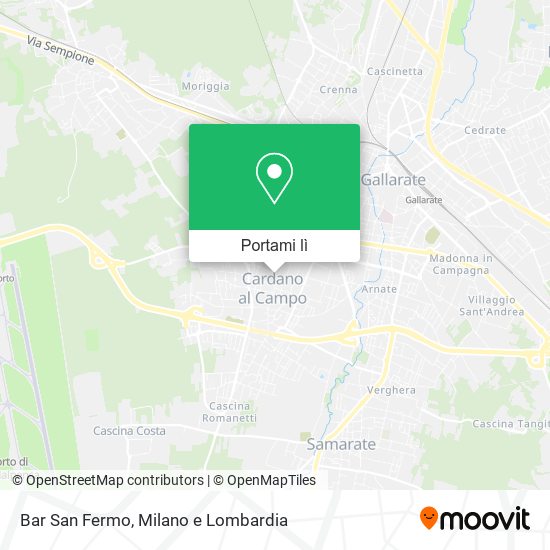 Mappa Bar San Fermo