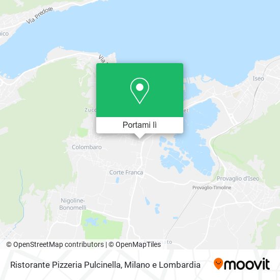 Mappa Ristorante Pizzeria Pulcinella