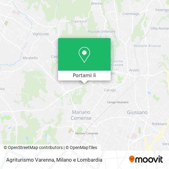 Mappa Agriturismo Varenna