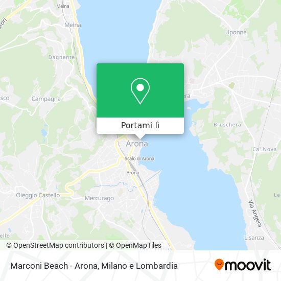 Mappa Marconi Beach - Arona