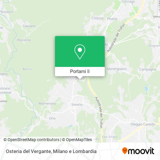 Mappa Osteria del Vergante