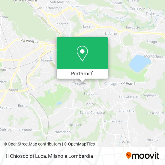 Mappa Il Chiosco di Luca
