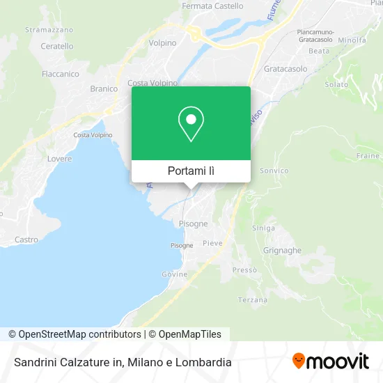 Mappa Sandrini Calzature in