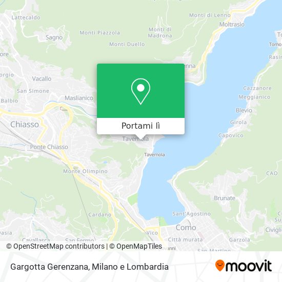 Mappa Gargotta Gerenzana