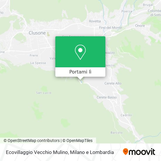 Mappa Ecovillaggio Vecchio Mulino
