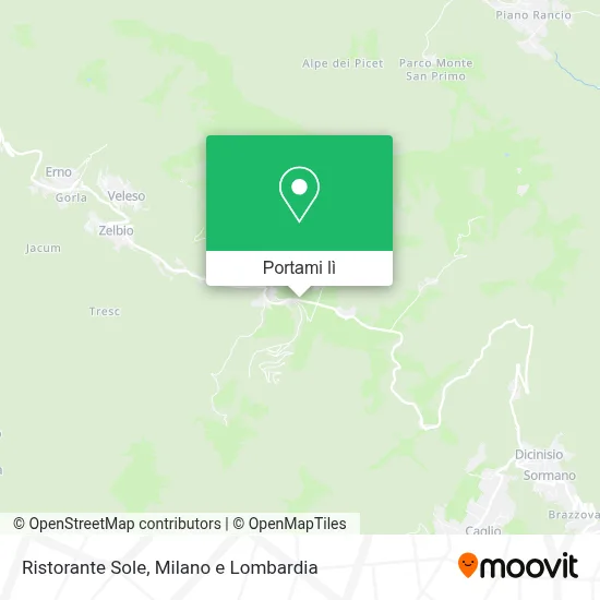 Mappa Ristorante Sole