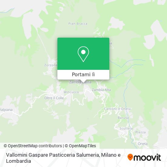 Mappa Vallomini Gaspare Pasticceria Salumeria