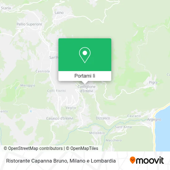 Mappa Ristorante Capanna Bruno