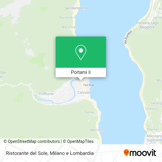 Mappa Ristorante del Sole
