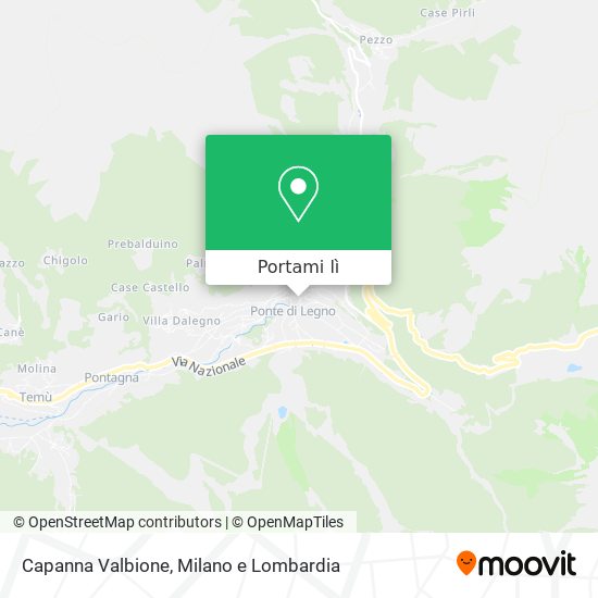 Mappa Capanna Valbione