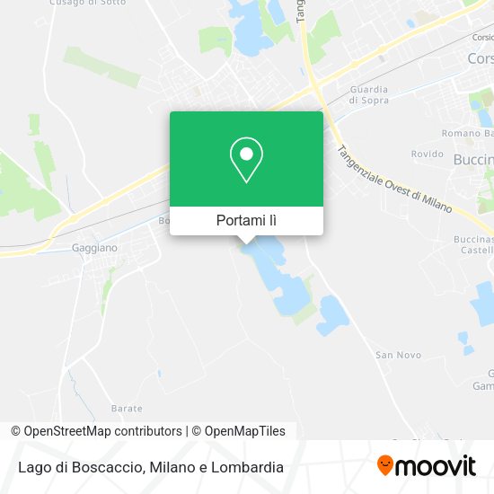 Mappa Lago di Boscaccio
