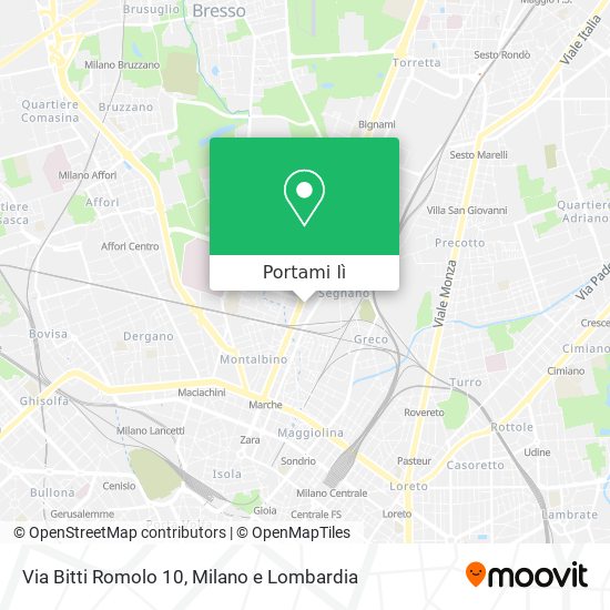 Mappa Via Bitti Romolo 10