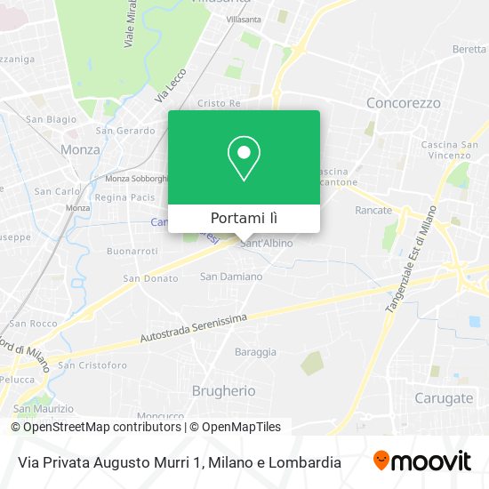 Mappa Via Privata Augusto Murri 1