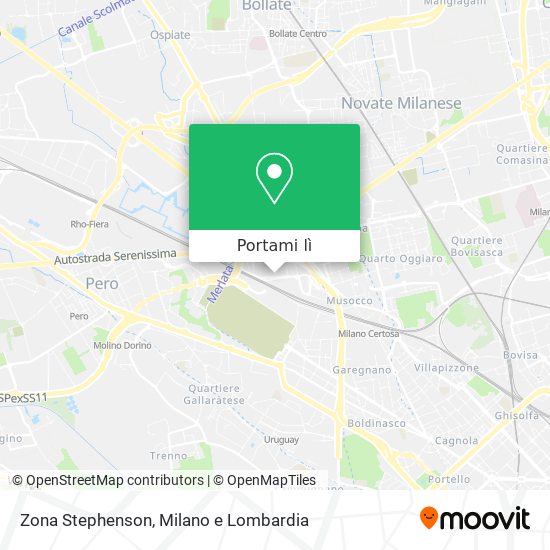 Mappa Zona Stephenson