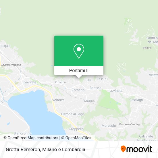 Mappa Grotta Remeron