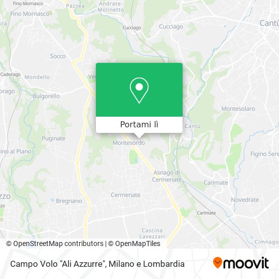 Mappa Campo Volo "Ali Azzurre"